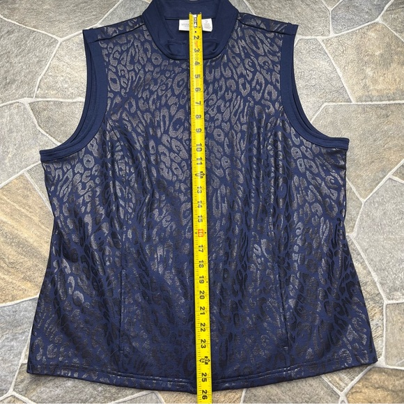 Weekends By Chico’s Animal Print Vest - Picture 7 of 10